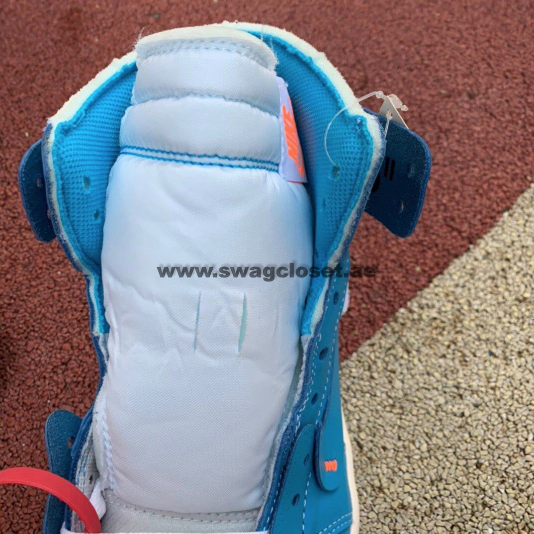 Jordan 1 Retro High Off-White "University Blue UNC"