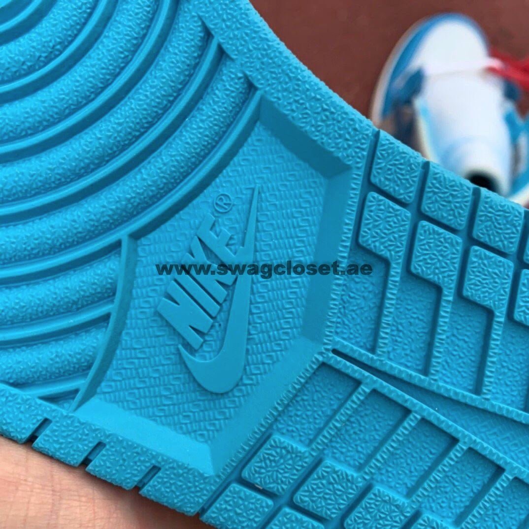 Jordan 1 Retro High Off-White "University Blue UNC"