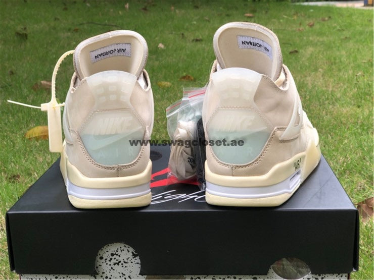 Jordan 4 Retro Off-White "Sail"