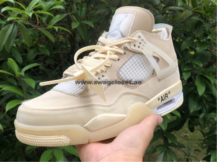 Jordan 4 Retro Off-White "Sail"