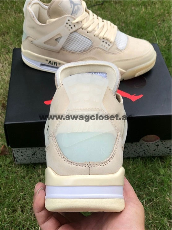 Jordan 4 Retro Off-White "Sail"