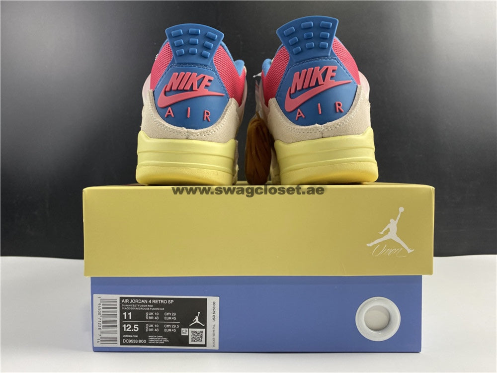 Jordan 4 Retro "Union Guava Ice"⁠