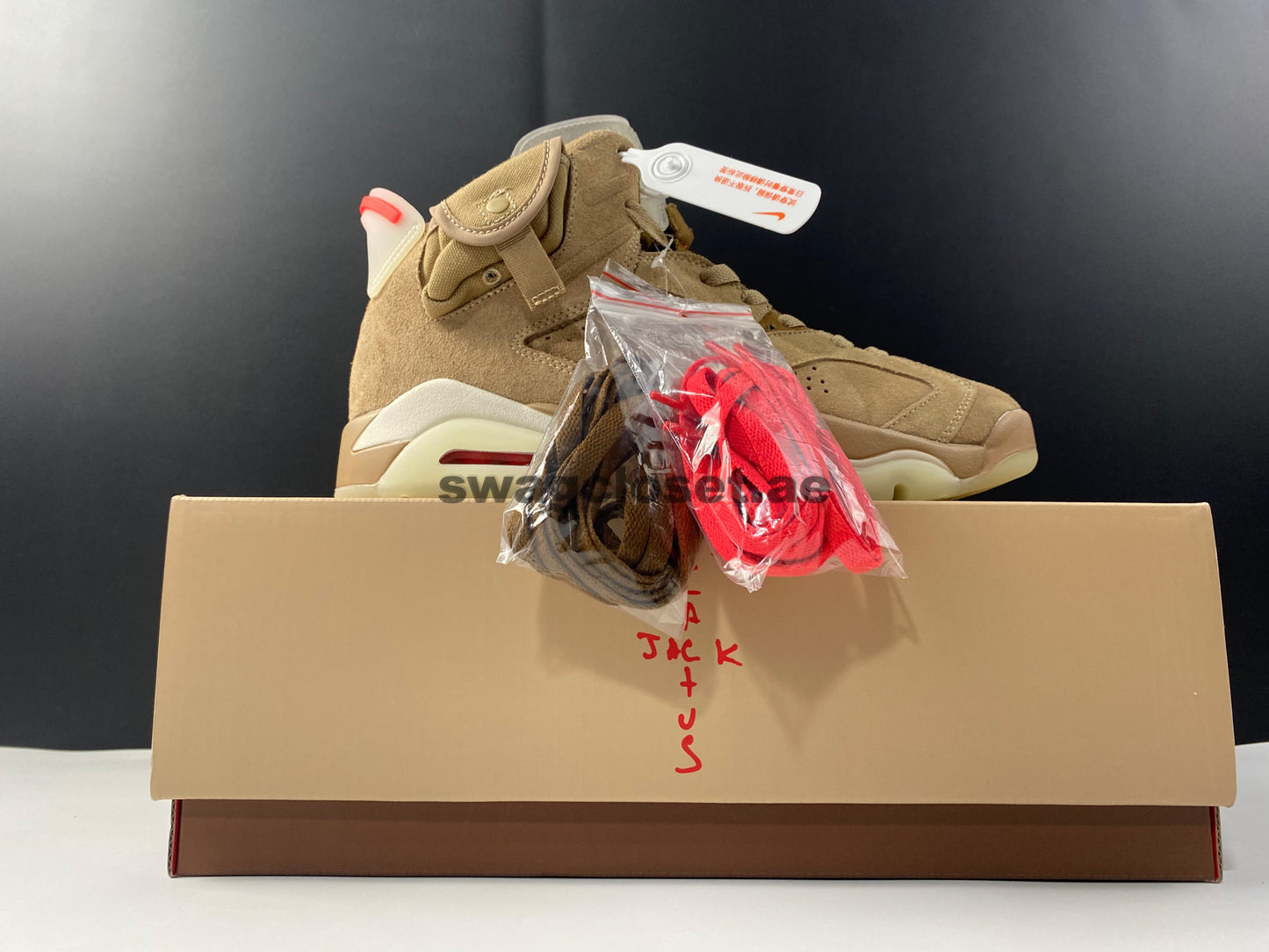 Travis Scott x Jordan 6 "British Khaki"