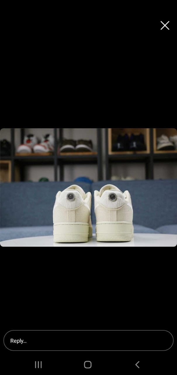 Nike x Stussy Air Force 1 “Fossil”