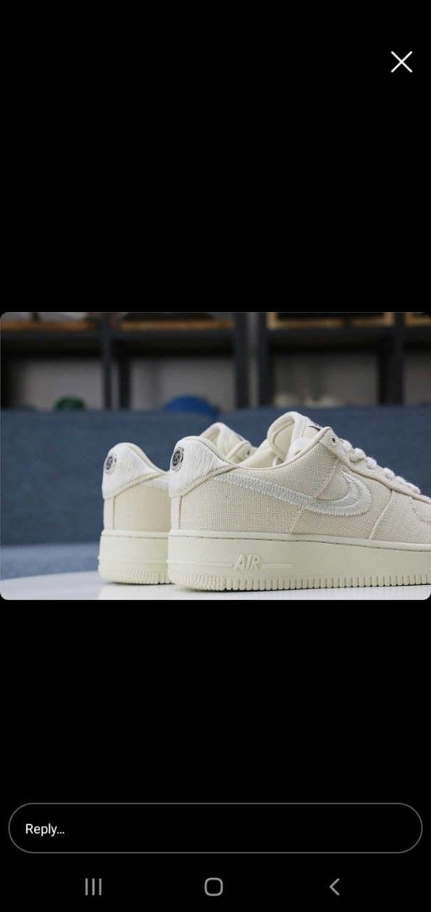 Nike x Stussy Air Force 1 “Fossil”